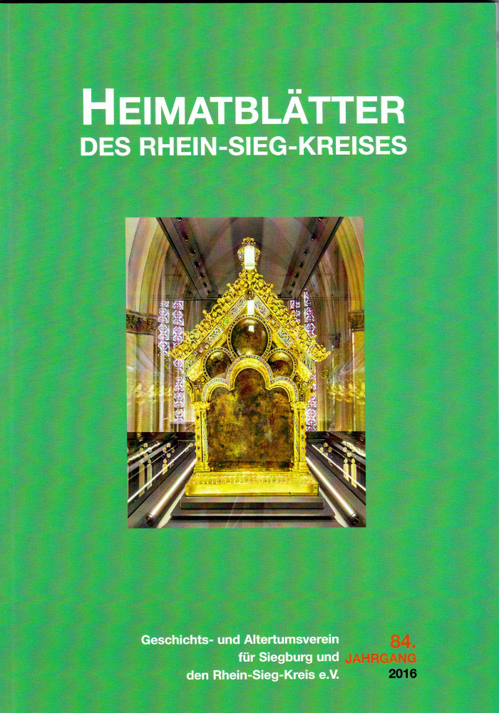 Cover Heimatblätter des Rhein-Sieg-Kreises 2016